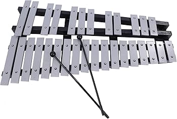 Amazon | 卓上 鉄琴 30音 折りたたみ グロッケン マレット2本 収納